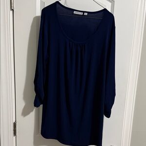 Susan Graver Navy Blue Women's Tunic
